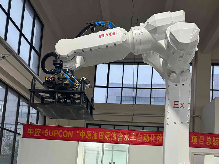 易燃易爆环境下，防爆机器人搬运、码垛等工作流程